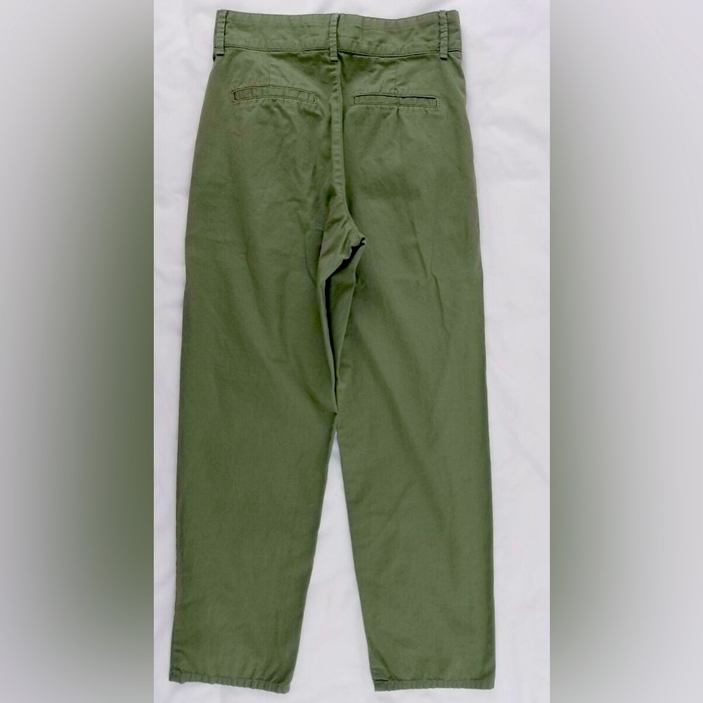 Gap Women's Slim Crop Pants Olive - Picture 2 of 4